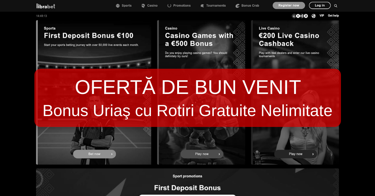 Librabet Casino România - Destinația Ta de Jocuri Online